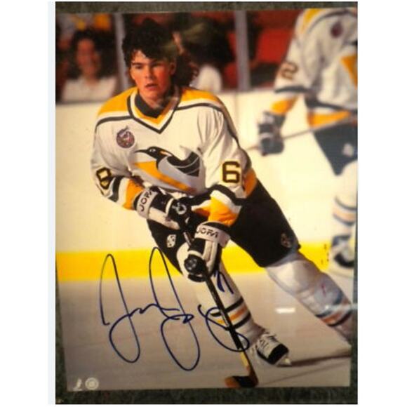 Vtg Pittsburg Penguins Autographed Jersey Shirt Mens Small Black *READ - Picture 8 of 8